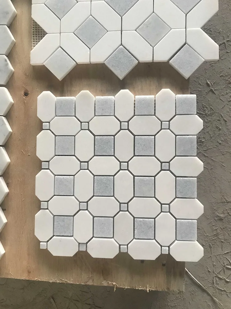 heart shape special shape  Blue Marble Mosaic  swimming pool tiles mosaic