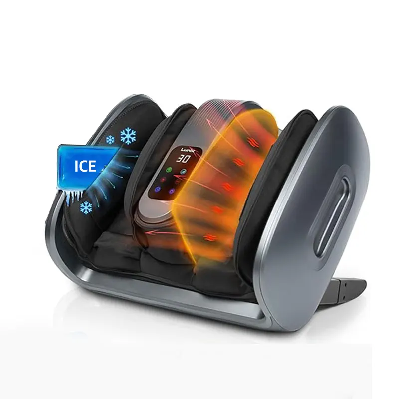 Factory supply the OEM rolling foot and calf massager machine leg massager for blood circulation with heat foot massage machine