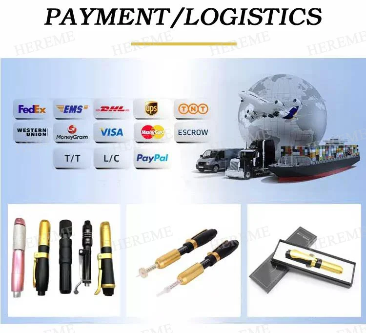 Heremefill Newest Hyaluronic Pen High Pressure 2 in 1 Syringe Hyaluronic Pen/Needle Free Very Cheap Hyaluronic Pen Supplier