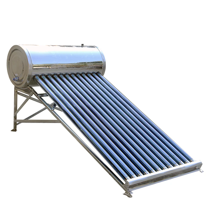 JIADELE Unpressurized solar reflector heat pipe 8 vacuum tubes Termas Solares calentador de agua solar water heaters for hotel s