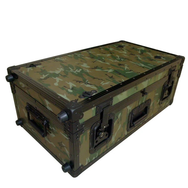 Camouflage Case Customized Military Heavy Duty Lockable Shock-Proof Aluminum case High Quality Ease Carry