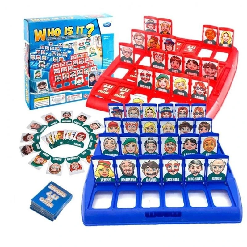 Кто это настольная игра Семейные угадывающие игры игрушки для настольных образовательных игр