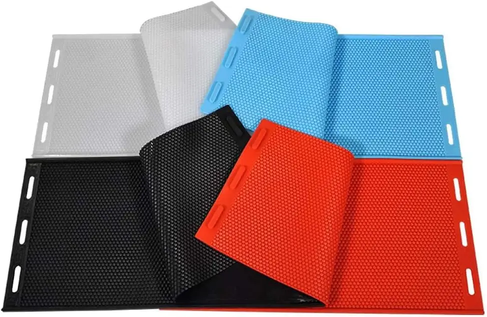 Beekeeping Beeswax Foundation Press Silicone Flexible Beehive Foundation Sheets Comb Mold