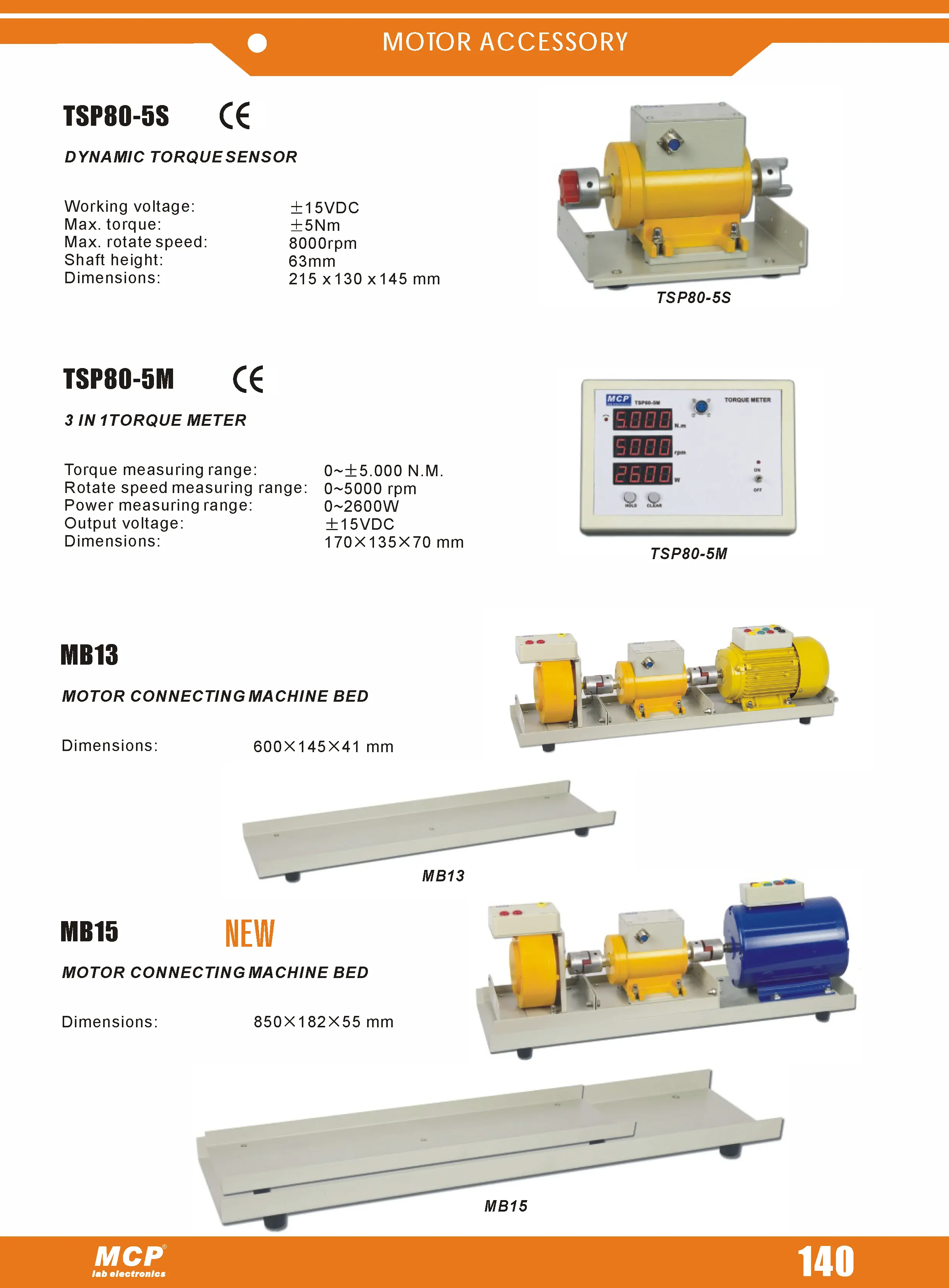 MCP DM120-220S - SERIES DC MOTOR 123W300W600W1000W