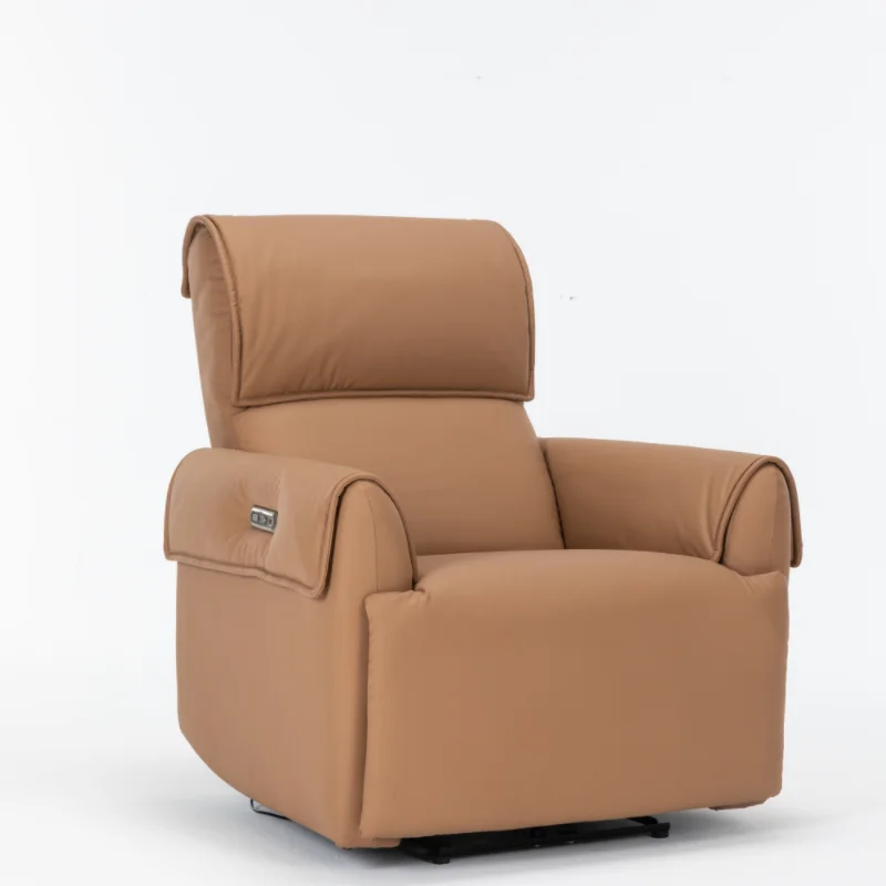 Italian Leather Lazy Boy Cinema Sofa Japan Reclining Recliner Bed Chair