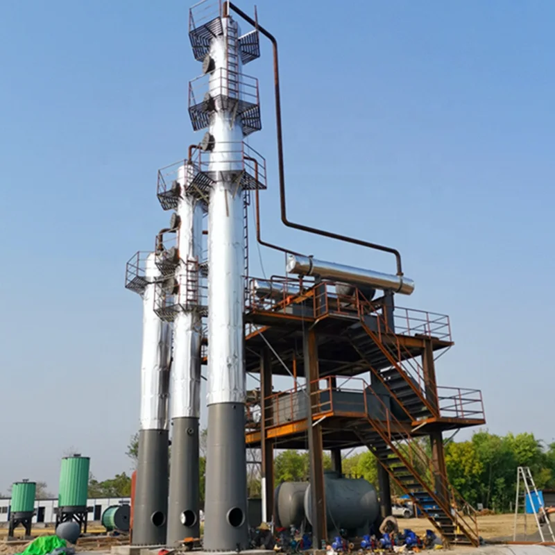 used oil recycle machine/used motor oil refining distillation plant