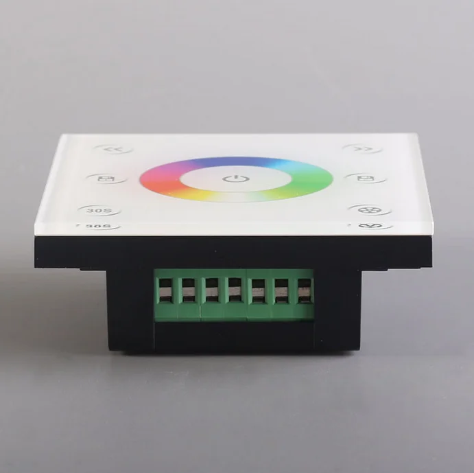 P3+T3 High quality wall wireless rgb color changeable touch led controller rf led rgb strip controller