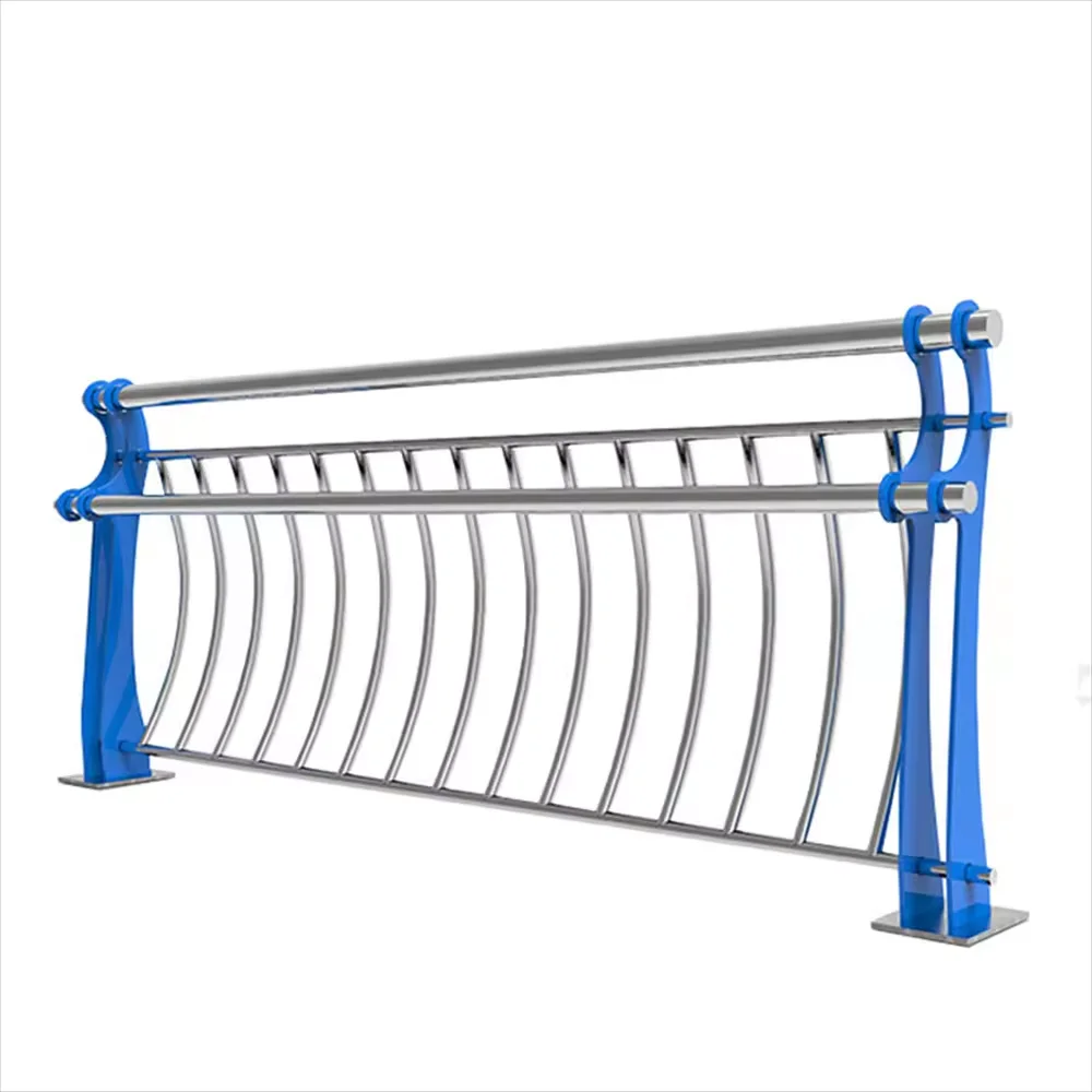 China Safety Stainless Steel Material Handrail Balustrade Balcony W Beam Galvanized Steel Hand Highway Road Bridge Guard Rail