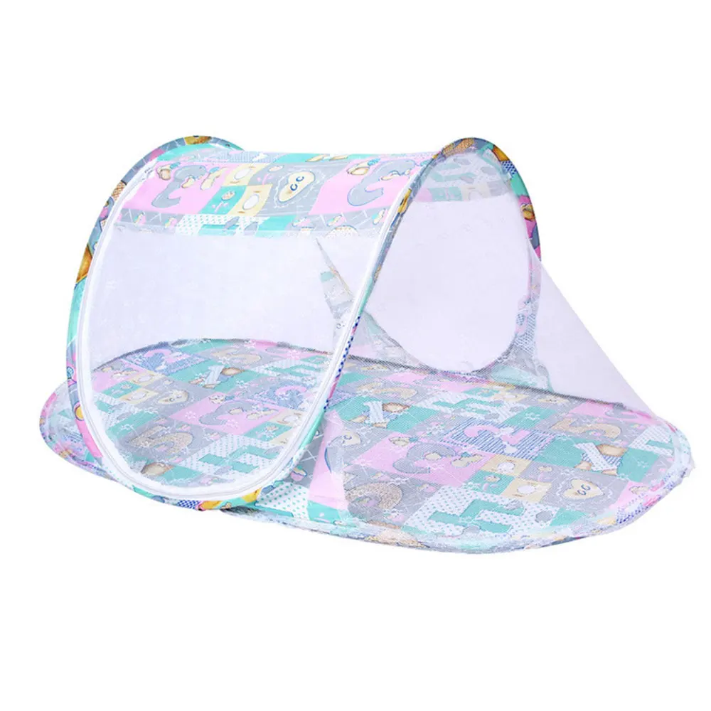 Hot sale summer baby mosquito net new design pink portable baby mosquito net