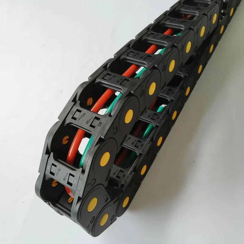 Shandong Zhongde  Customized Plastic cable drag chain  for Electronic Equipment