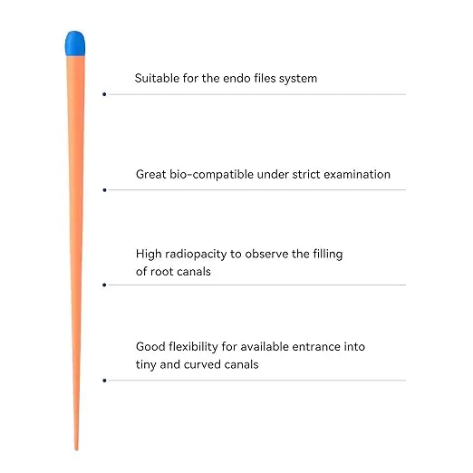 HTM Dental Consumables Material OEM Manufacturer Dental Endodonthic Root Canal Filling Material Radiopacity Gutta Percha Points