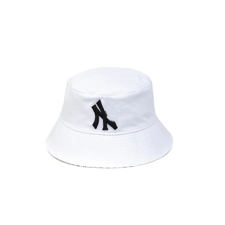 Wholesale Custom New Design Fashion NY Unisex Luxury Fisherman Wide Brim Sun Protective Bucket Hat Cap