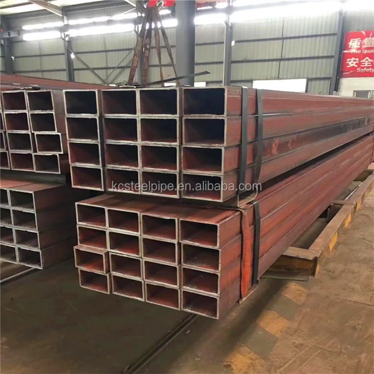 q235b a53 a106b ERW square tube/pipe price carbon steel tube for construction structure