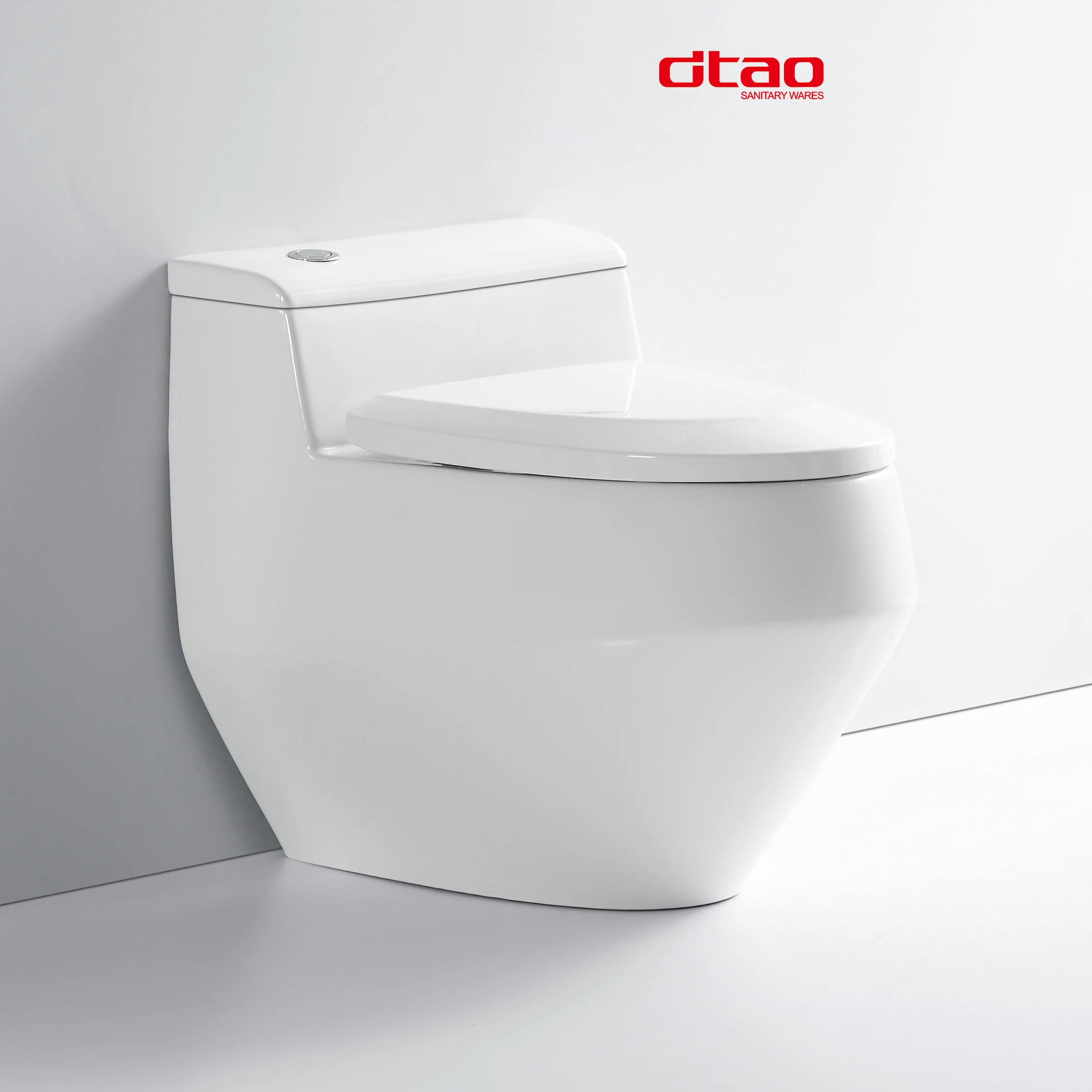 Manufacturer Wholesale Ceramic S-trap One Piece Siphonic Bathroom Wc Sanitary Ware Toilet Bowl