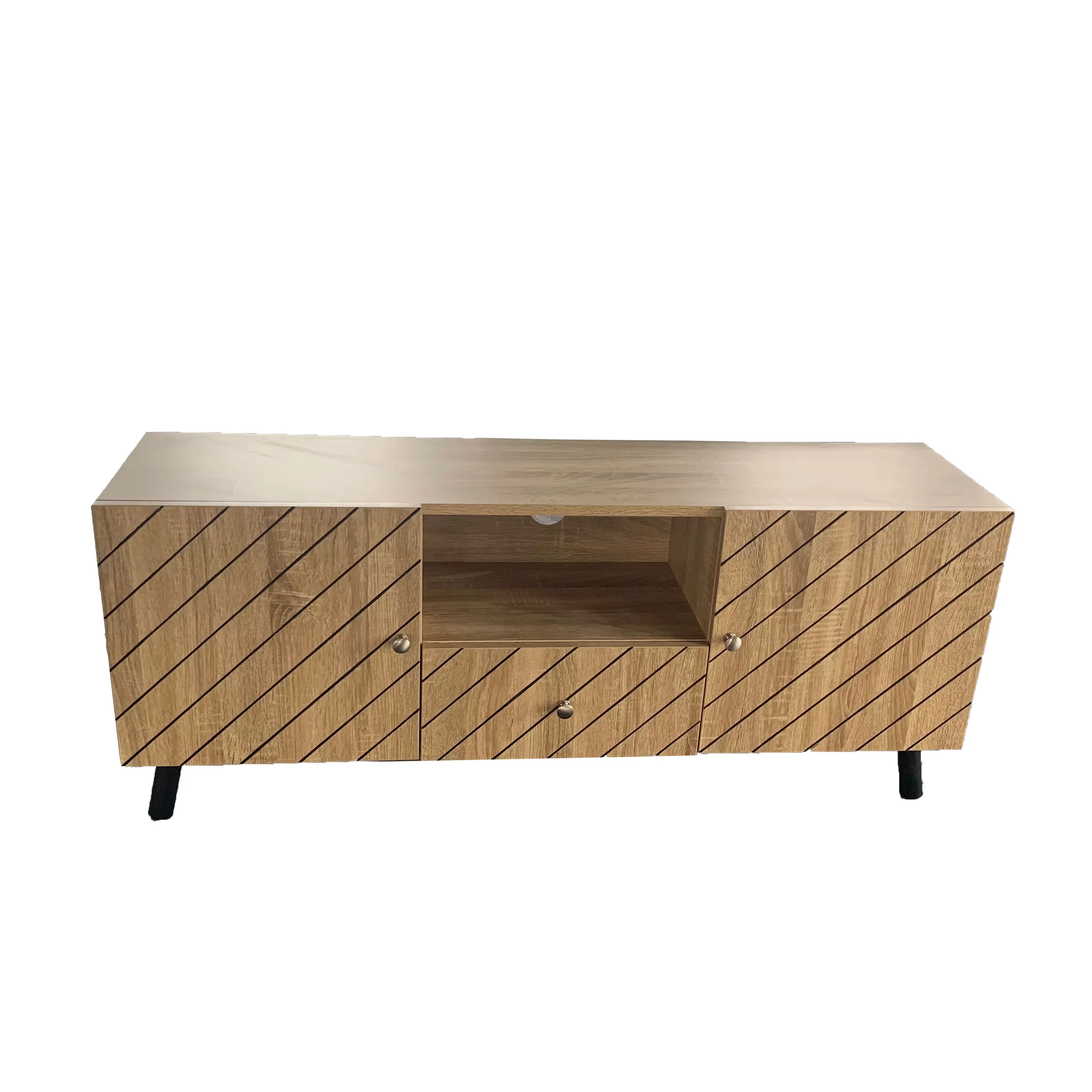 Modern Design tv unit for living room TV Stand Bedroom Wooden tv cabinet with Storage Space Table