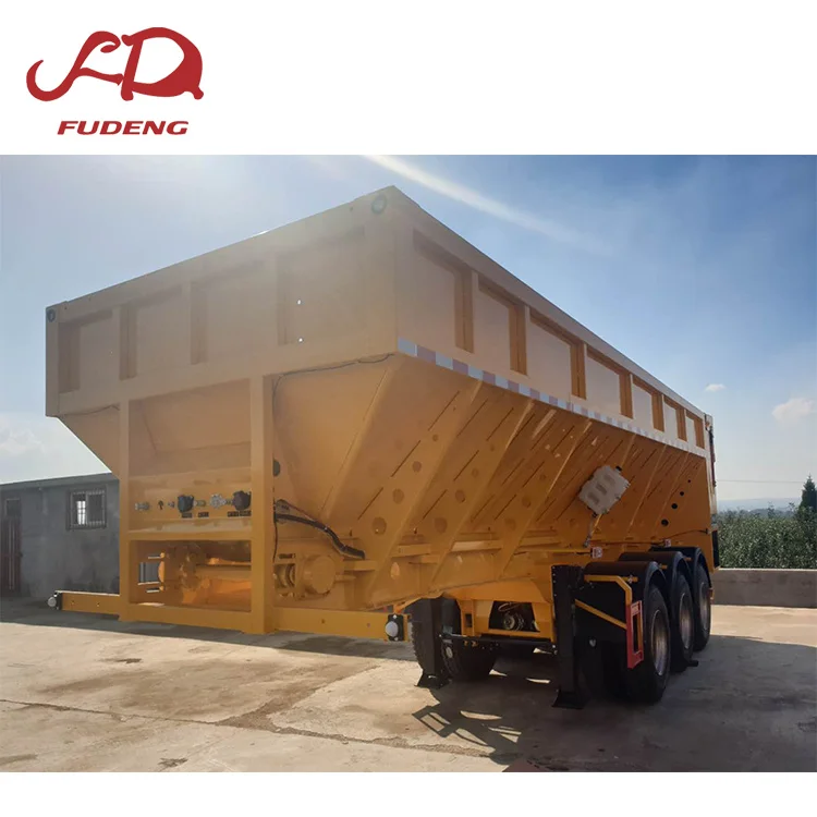 3 Axles Dump Tipper Semi Trailer 25 30 40 45 cbm  customized Tipper Trailer 40t 50t trailer for sale