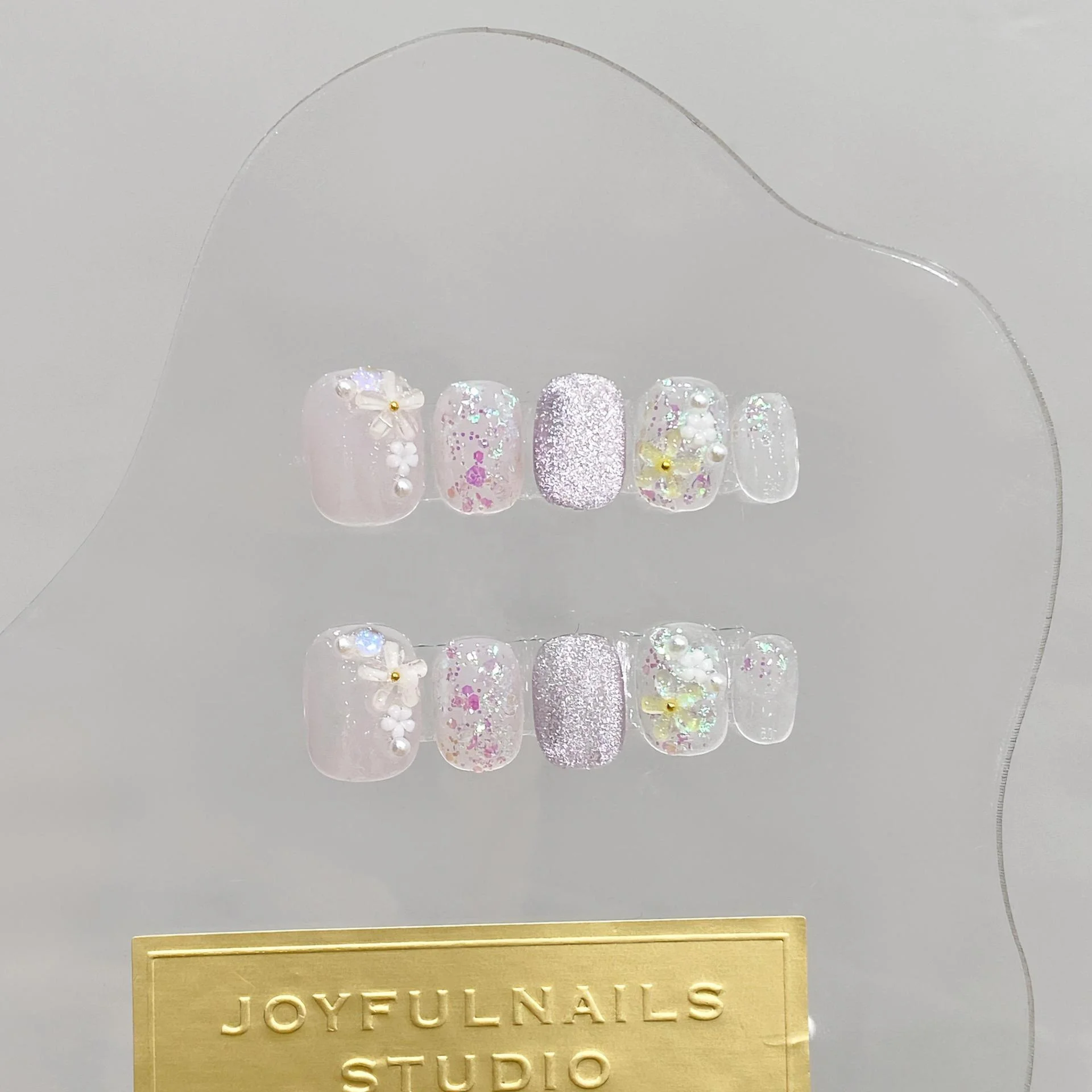 New Trend Short Beauty Full Cover Artificial Nails Tips Manicure Tools False Hand Made Press on Fake Nail