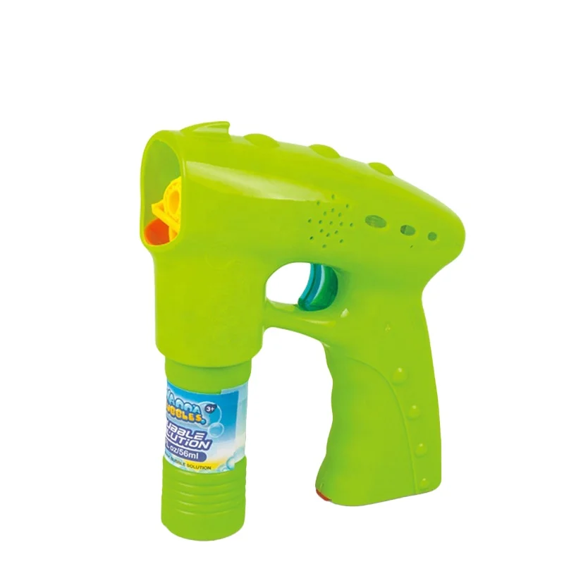 2023 Wholesale electric automatic soap bubbles making gun summer outdoor toys bubble gun