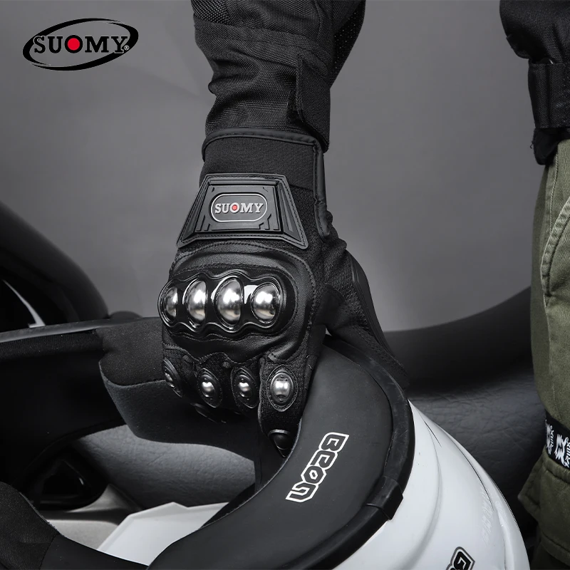 Hot Selling Durable Windproof Full Finger Protection Non-slip Motorcycle Riding Gloves for Men and Women High Quality Unisex