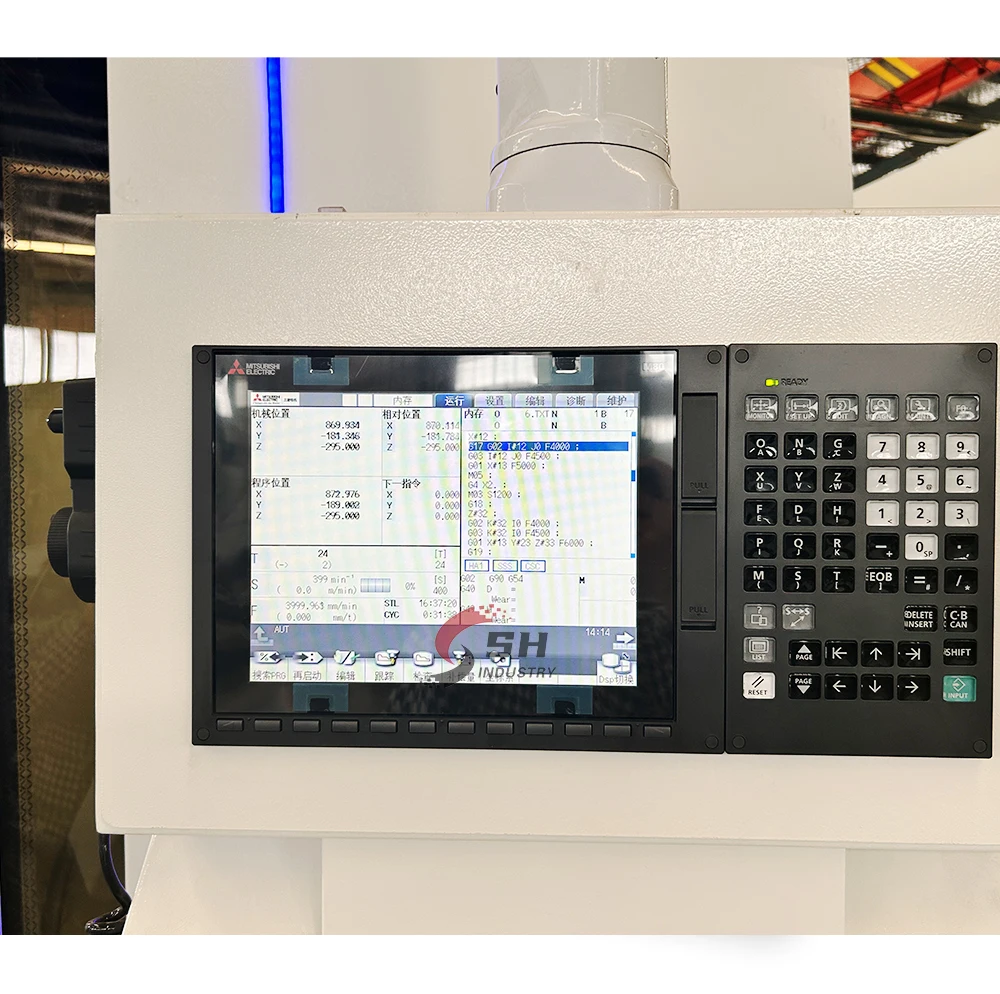 Mitsubishi M80 Cnc Control 3 Axis Cnc Machining Center Vmc1370 Vertical Milling Machine