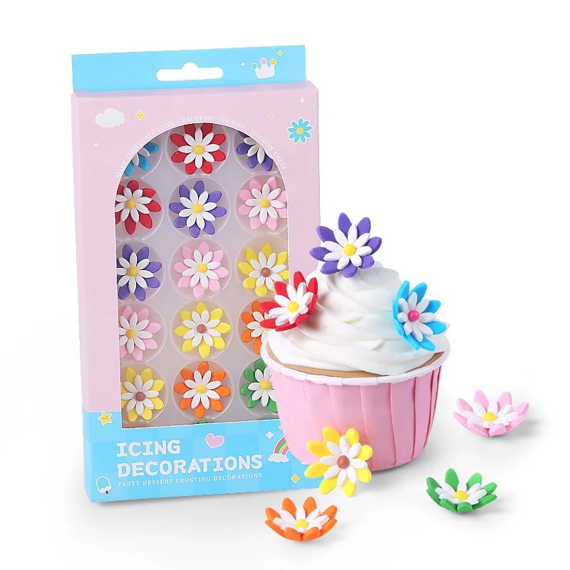 2023 New baking Supplies Wholesale Beautiful cake flowers edible cake toppers decorations for bake decorating