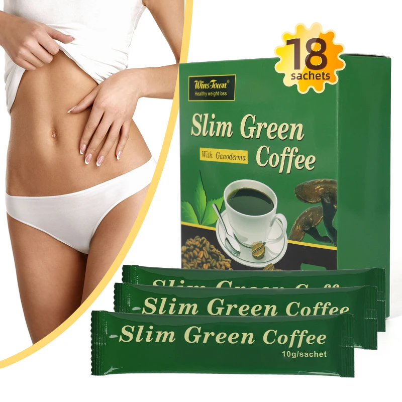 Hot sell Slim Green Coffee With Ganoderma Instant Coffee Weight Loss
