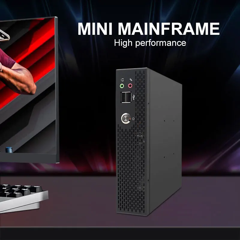 High Performance I3 I5 I7 CPU  Desktop Computer Mini Pc Fanless Gaming Mini Pc For Office