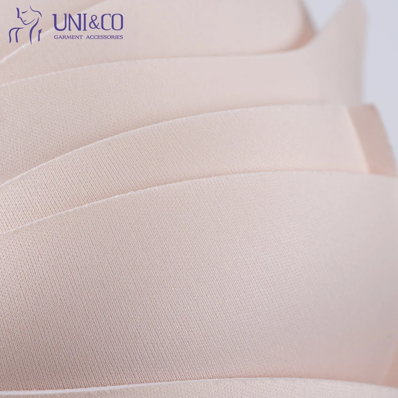 High Quality Soft Wireless Hot Pink Full Foam A B Cup Push Up Underwear Accessories For Sports Bra