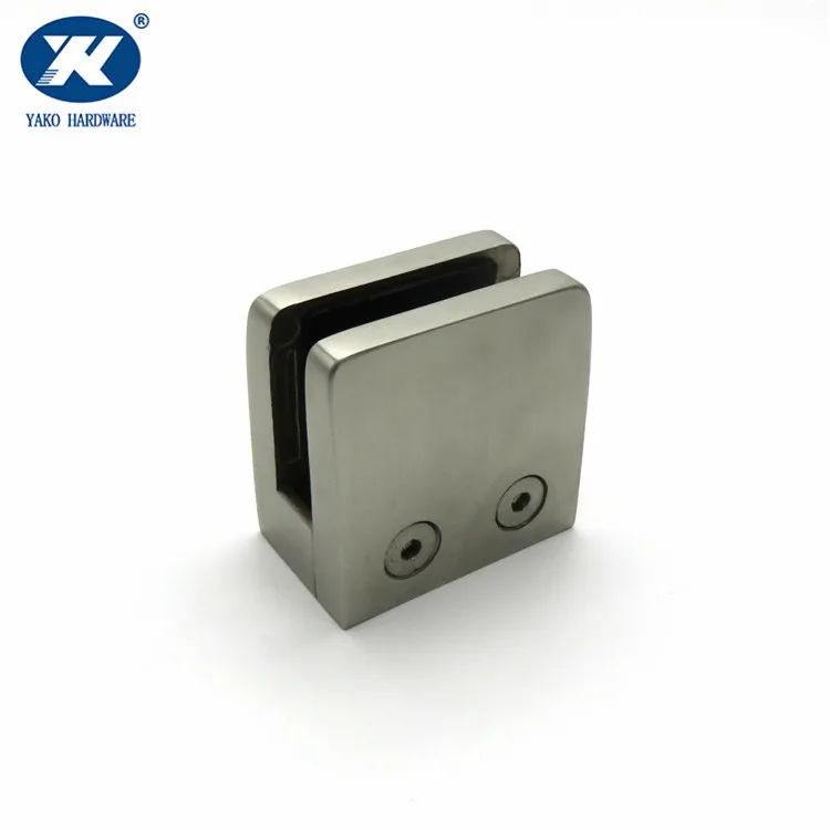 Corridor Balcony Railing Stainless Steel Wall Mount Glass Clamp Shower Door Accessories