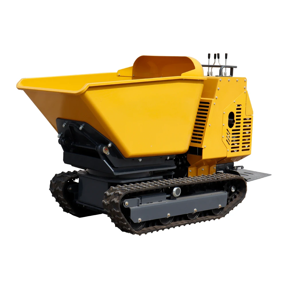 800kg mini crawler tractor agricultural machinery bulldozer equipment mini crawler cultivator dumper