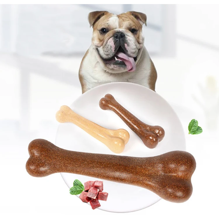 Nearly Indestructible Simulation Dog Bone Natural Puppy Toys For Small Medium Large Dog Chew Toys