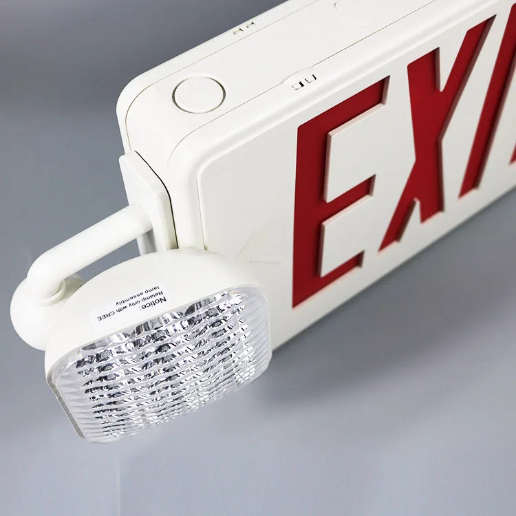 Twin head battery back up led emergency light LED COB emergency exit sign light