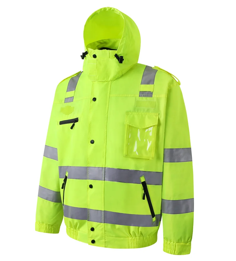 Рабочая одежда нашивка для дорожного движения рабочая куртка строительства безопасность высокая видимость светоотражающие защитные толстовки