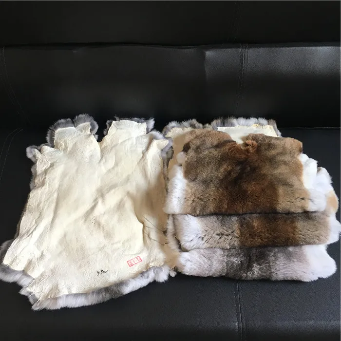 Soft Dyed Rex Rabbit Fur Plate