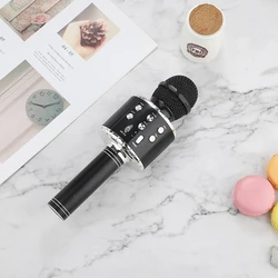 Wireless Karaoke Microphone Speaker 3-in-1 Portable Handheld Karaoke Mic Speaker Portable Microphone with Speaker