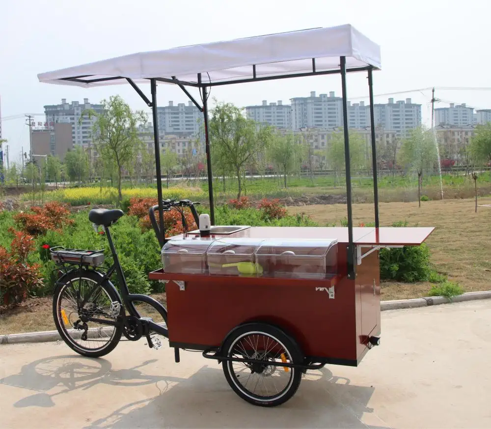 Food Beverage Factory Mobile Coffee Cart Bike Food Cart