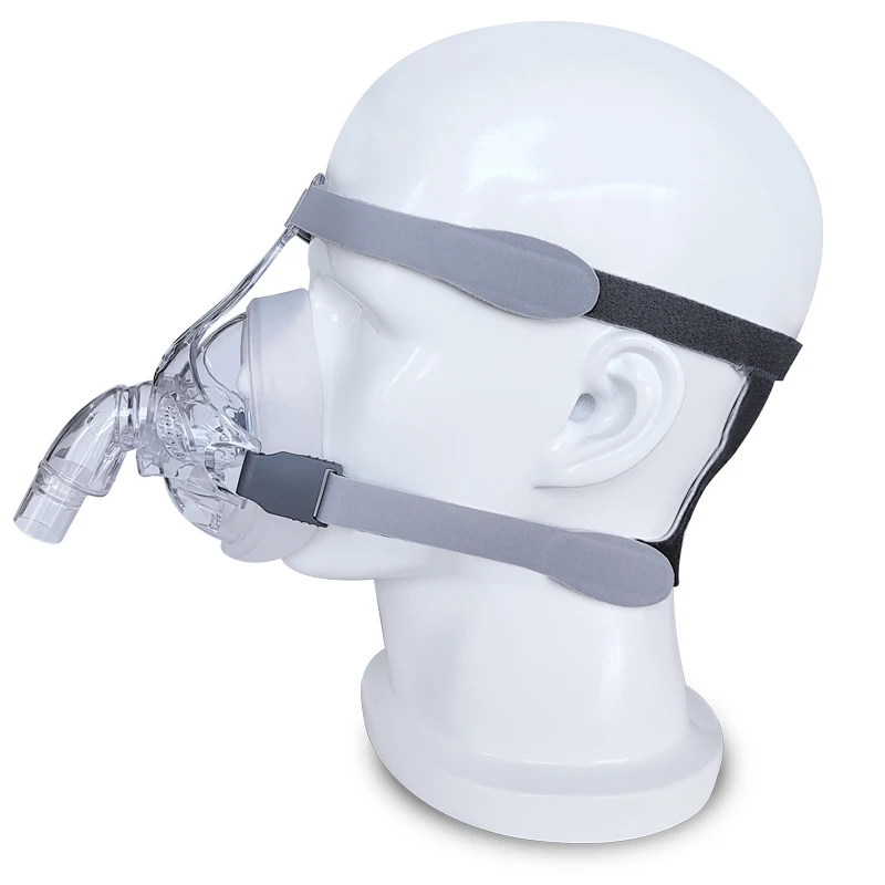 Рескомф Маска CPAP BiPAP вентилятор маска Неинвазивная респираторная терапия ХОБЛ Полнолицевая FM003