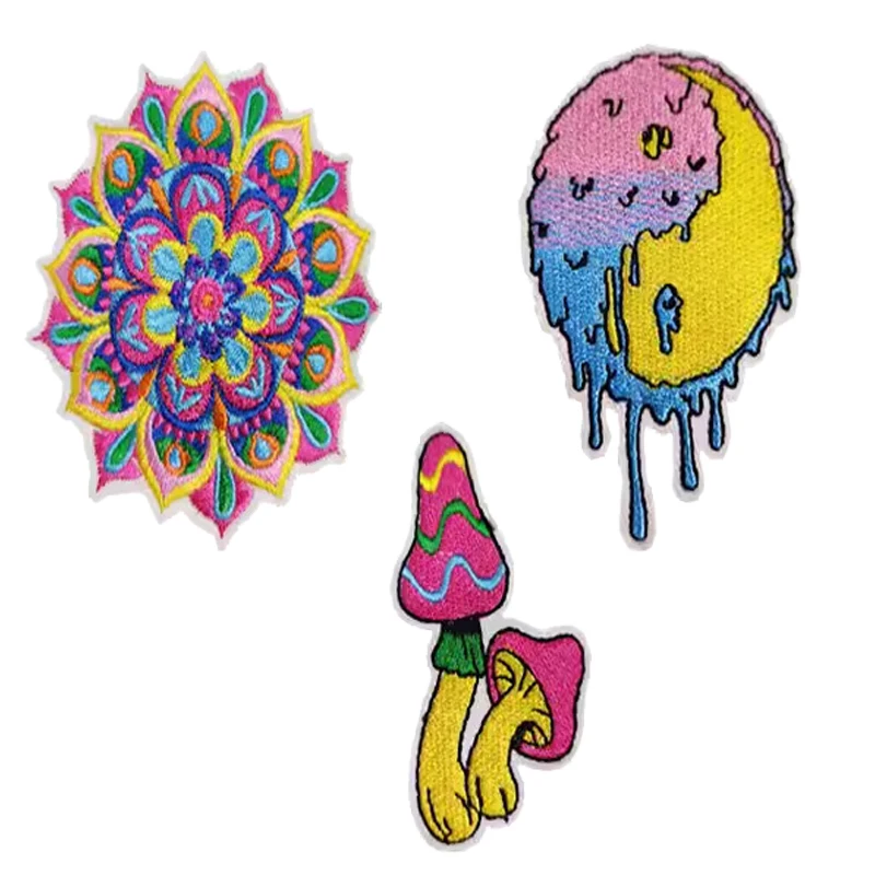 China Factory Customized Embroidery Embroidered  Child Patches Custom Embroidery Iron Embroidered Patch