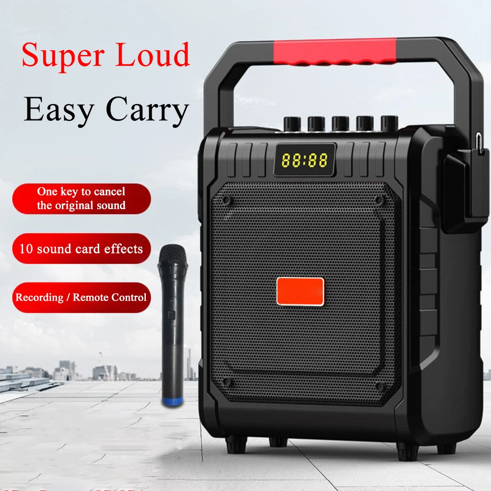 Оптовая продажа портативный усилитель дистанционного управления со встроенным аккумулятором беспроводной уличный караоке-аппарат