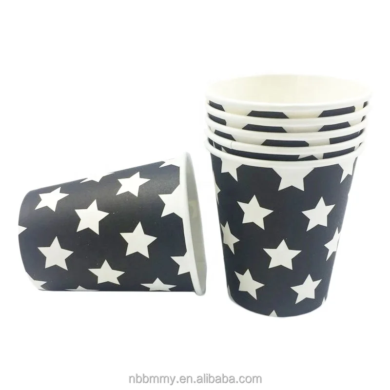 Hot sale oem odm designer sweet milk tea paper coffee cups for Birthday Party Decoration