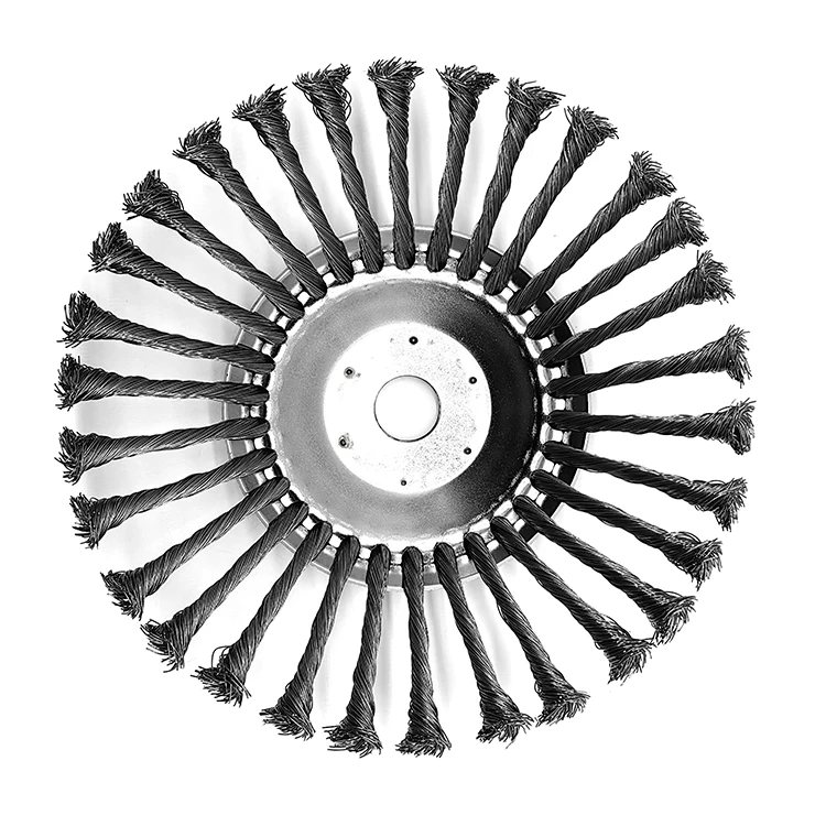 Garden Brick Joint Weeding Brush Rust Removal 10 Inch Bell Wire Weeding Brush