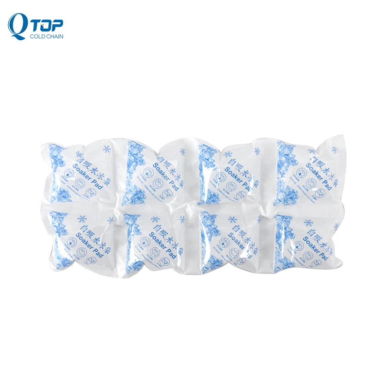 fast frozen and slow hot ice pack Good Supplier Sheet Gel Logo Fabric Dry Ice Pack