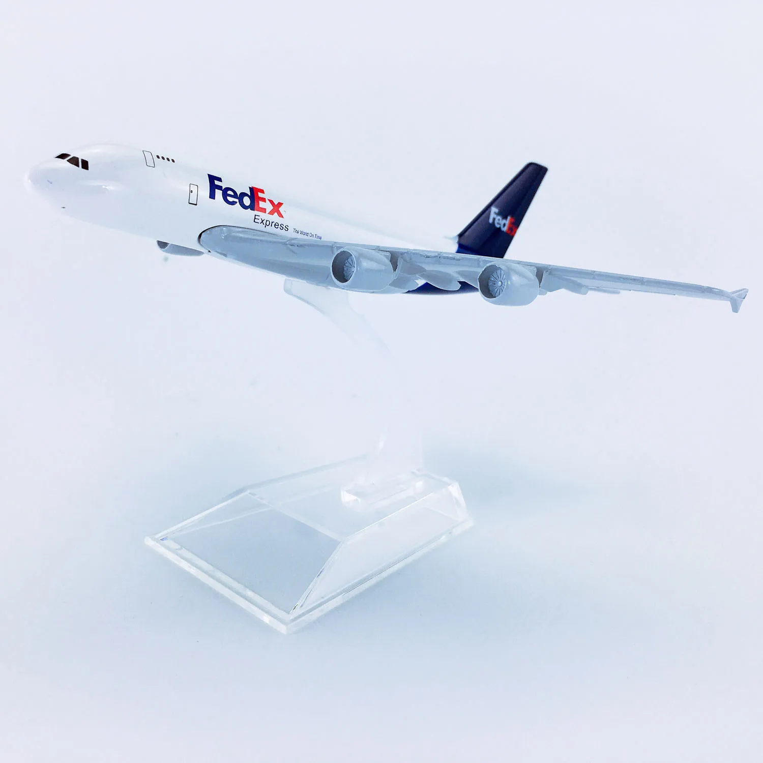 16cm 1/400 Scale FedEx Airlines Airbus 380 Diecast A380 Plane Alloy Airplane Model