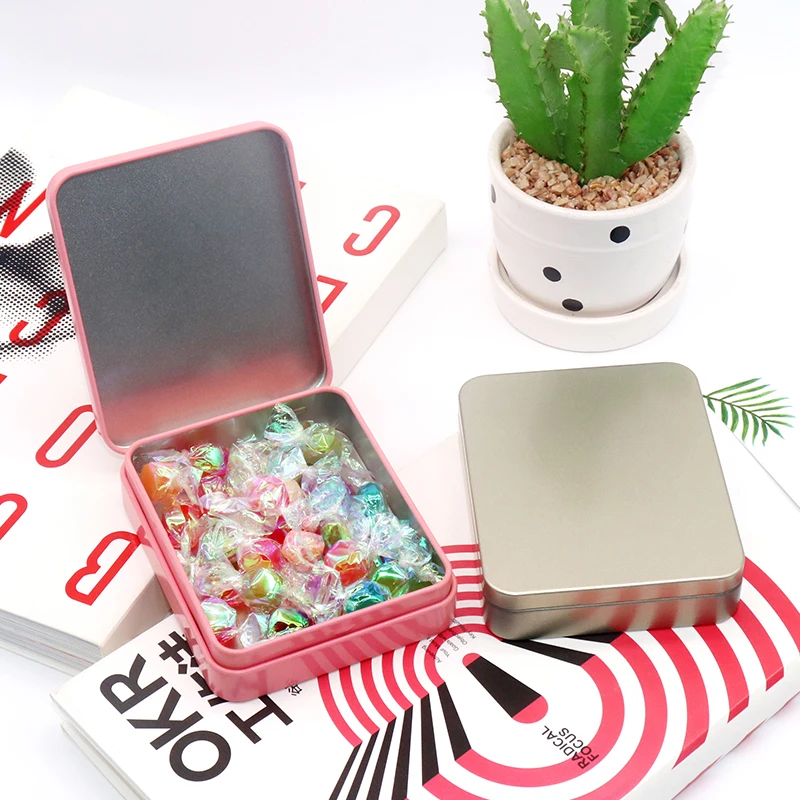 20 Years Factory tin case small metal tin large rectangular candy custom printed altoid hinge tin box food grade with cover