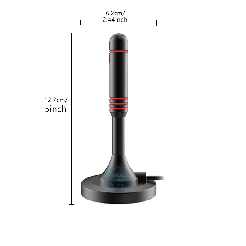 Беспроводной усилитель с высоким коэффициентом усиления dvb-t комнатная ТВ-антенна 25dbi vhf/uhf Магнитная Базовая антенна isdb-t местные ТВ-каналы