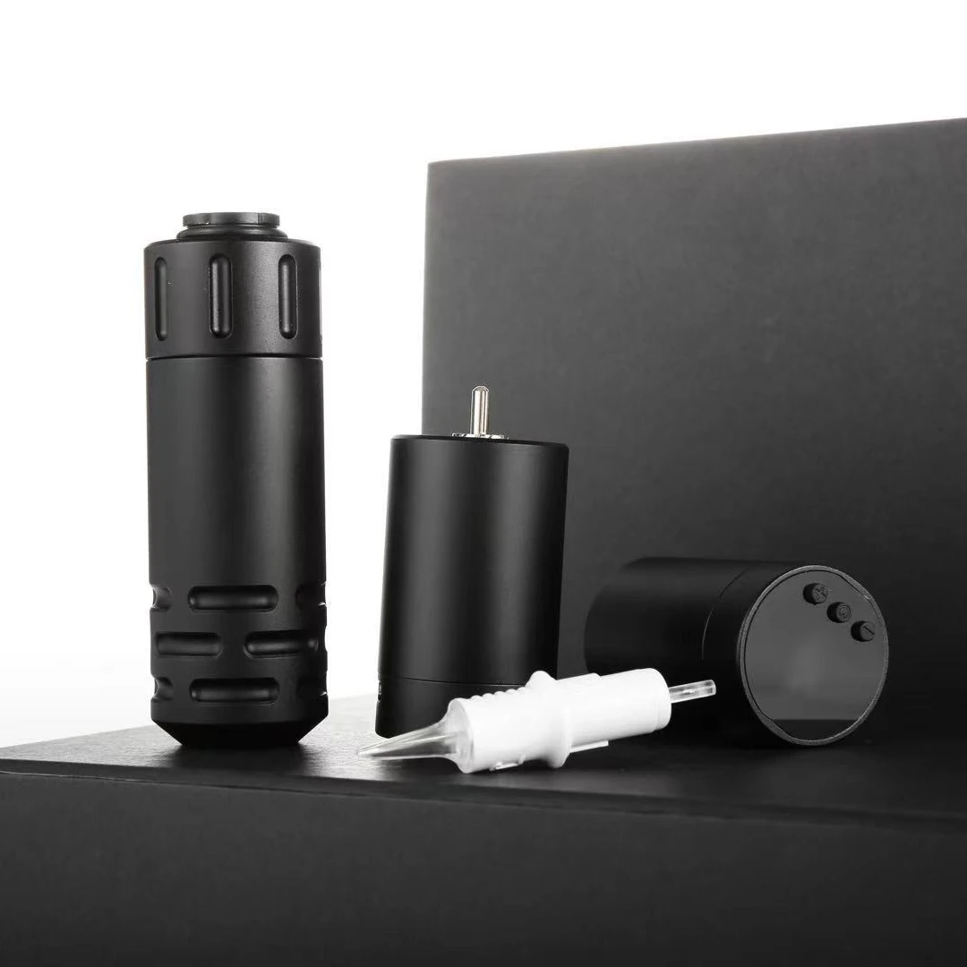 New High Quality Wireless Battery Rotary Tattoo Machine Aluminum Cordless Tattoo Pen for Tattoo Artists OEM