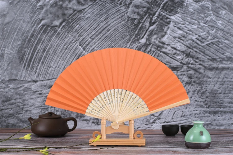 
Foldable Hand Fan Design Your Own Custom Bulk Chinese Bamboo Paper Fan 