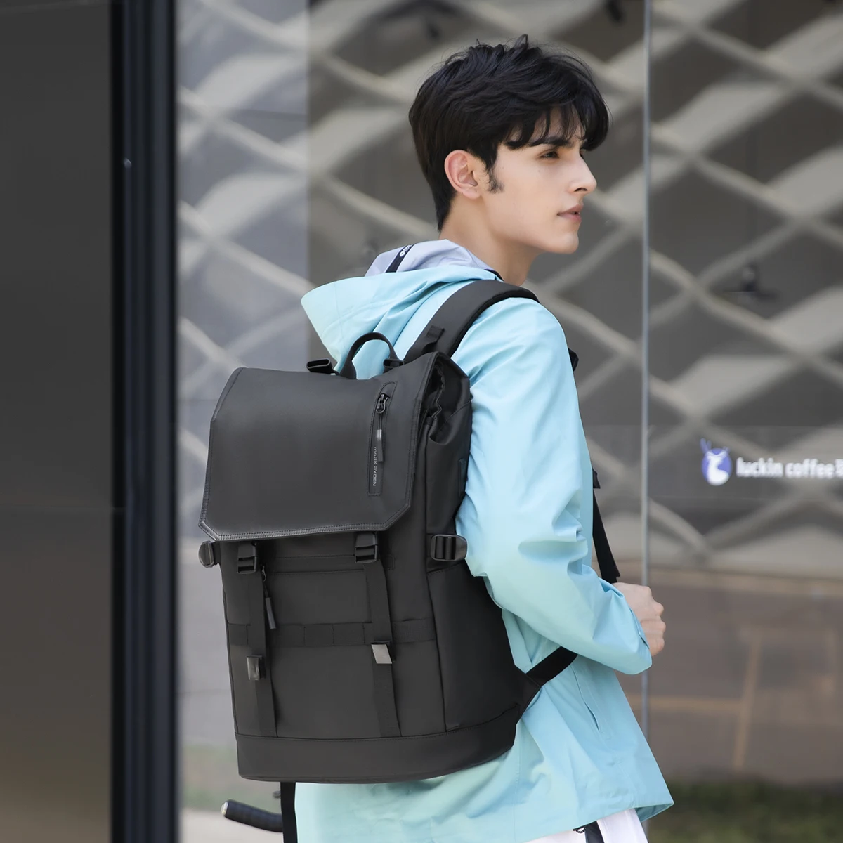 Mark Ryden Factory Wholesale Multifunctional Transformation Backpack Large Capacity Outdoor Travel Bag MR5748SJ-B