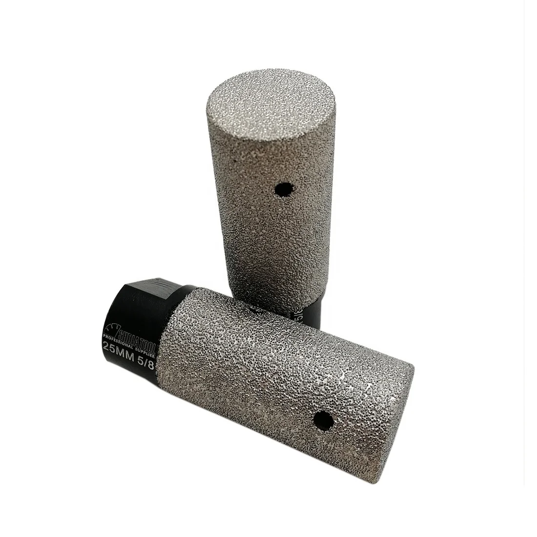 Вакуумные Паяные сверла алмазные наконечники для сверления и фрезерования керамический мрамор гранит 5/8-11