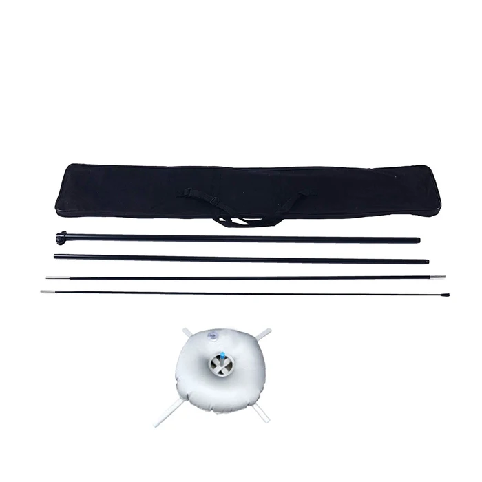 Best Service Heavy Quality Aluminum Fiberglass Custom Size 2.8m 3.5m 4.5m 5.5m Beach Flag Pole Different Size Beach Flag